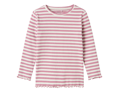 Name It mauve orchid/jet stream striped top